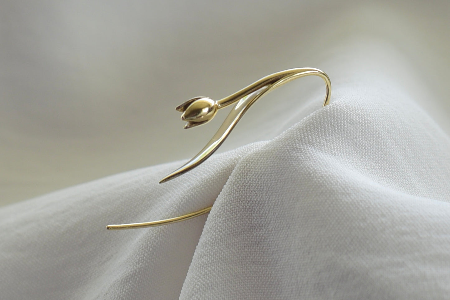 Tulip Earrings – Gold