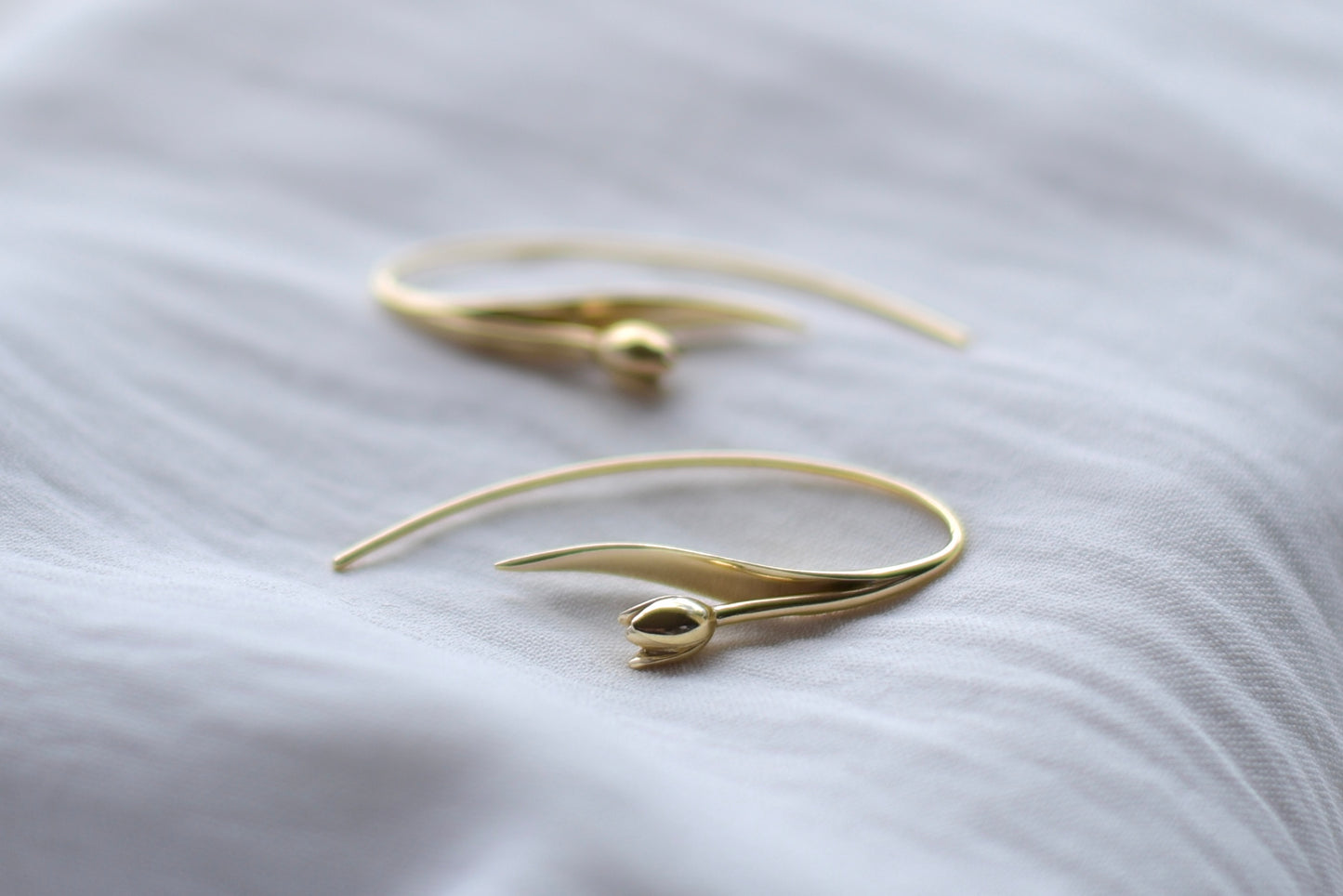 Tulip Earrings – Gold