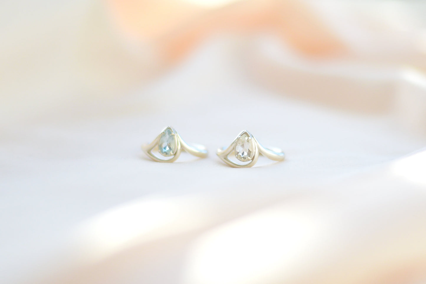 Solaris Ring - White Topaz
