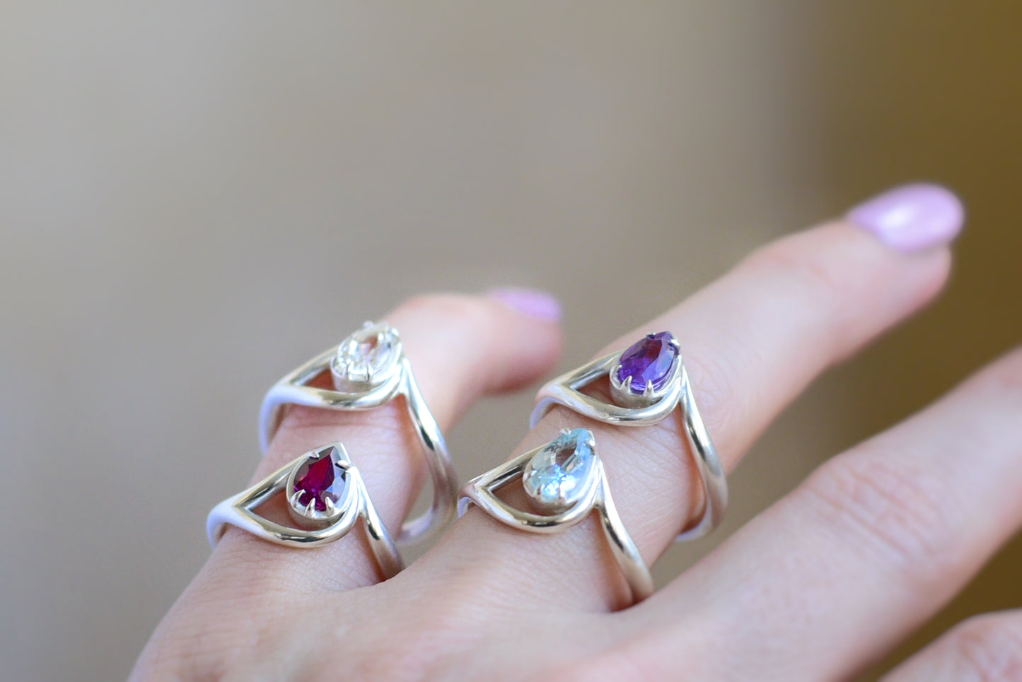 Solaris Ring - Amethyst