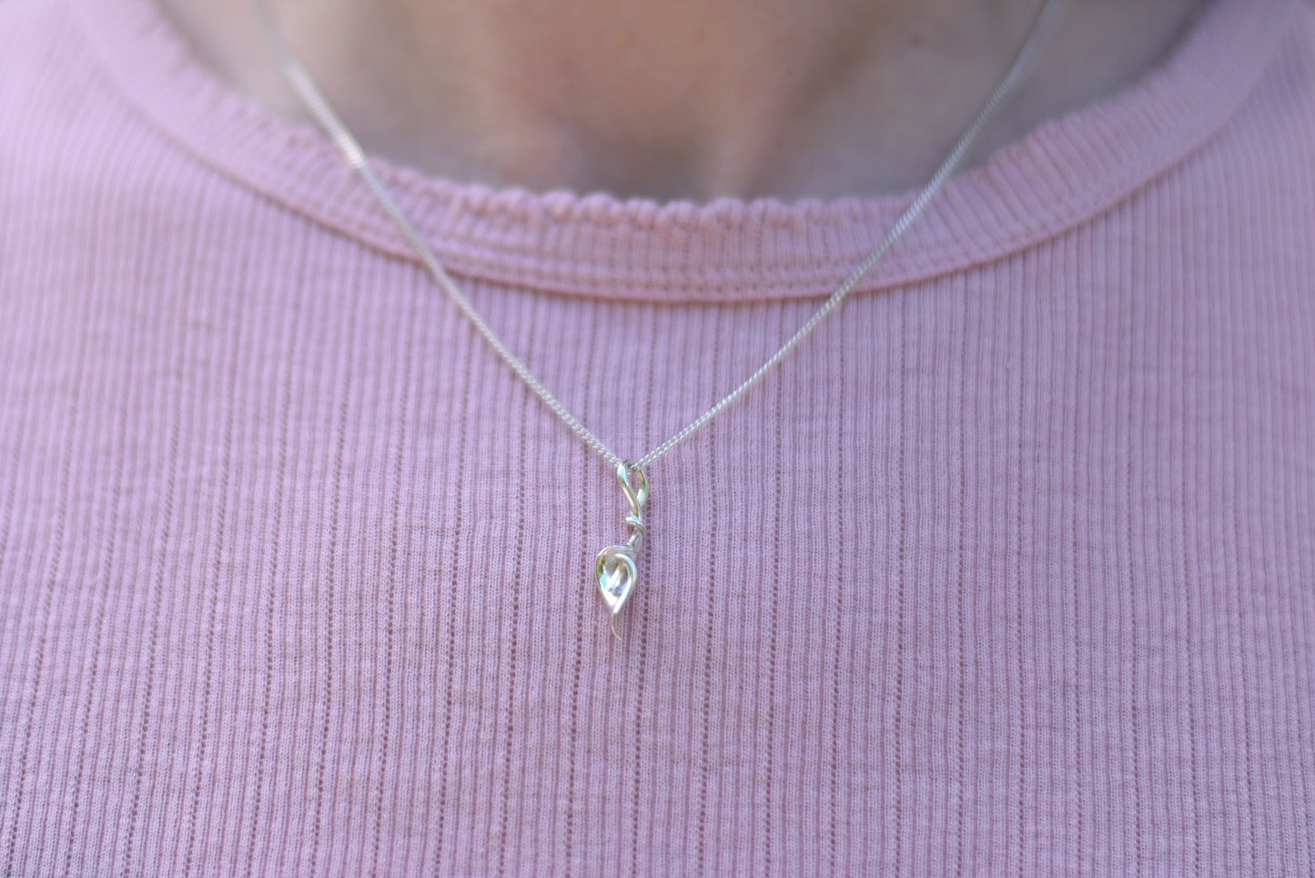 Entwined Lily Pendant