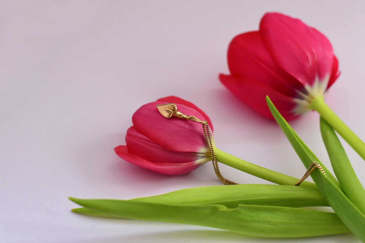 Entwined Lily Pendant