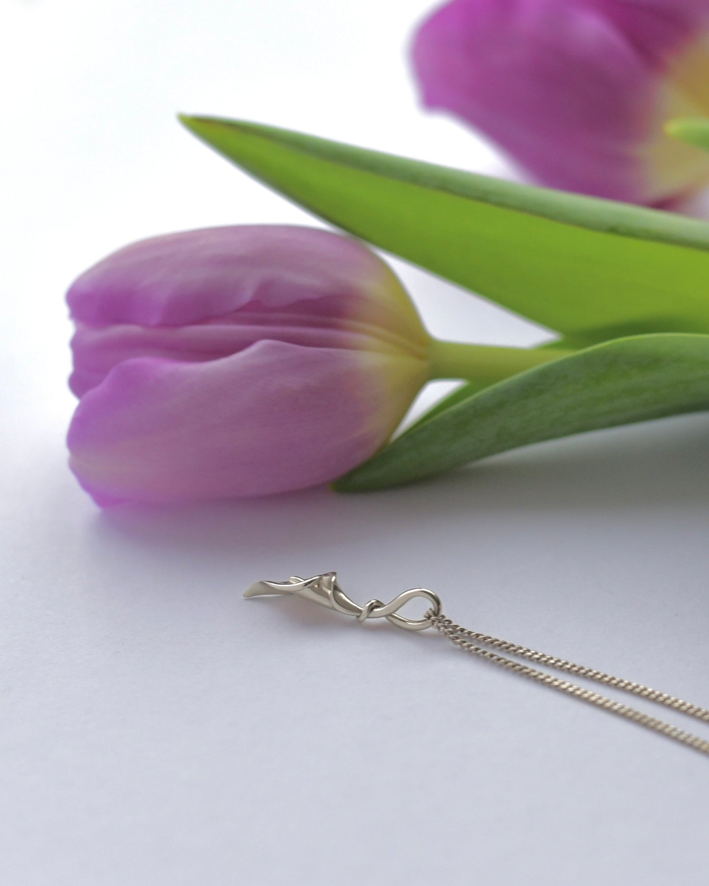 Entwined Lily Pendant
