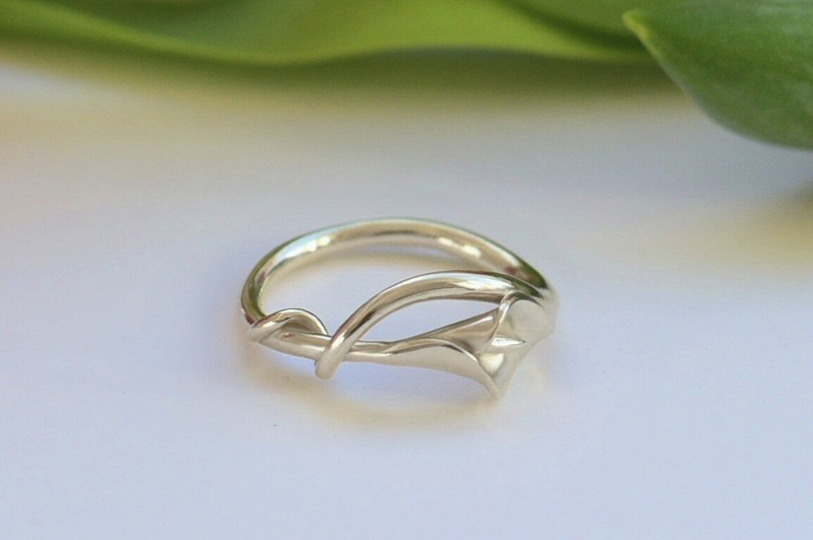 Entwined Lily Ring