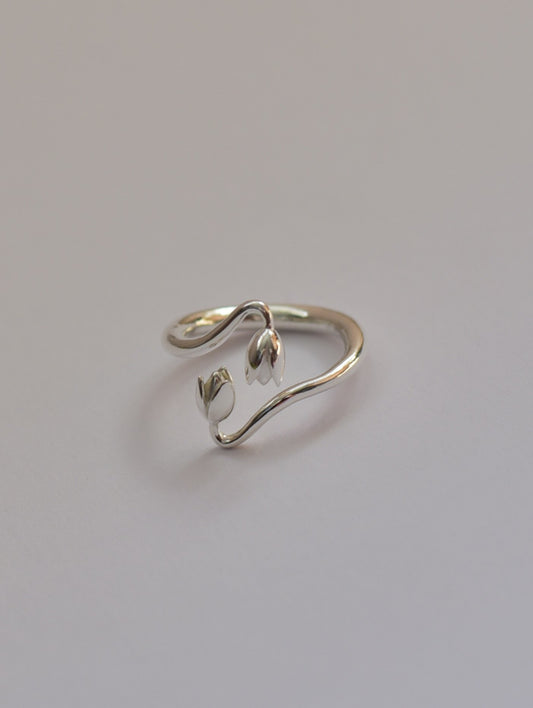 Open Tulip ring - One of a Kind