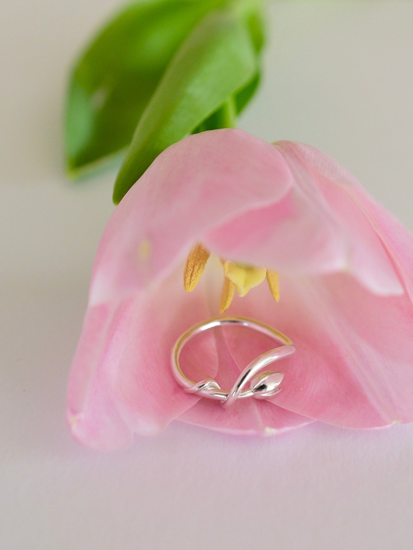 Entwined Tulip Ring