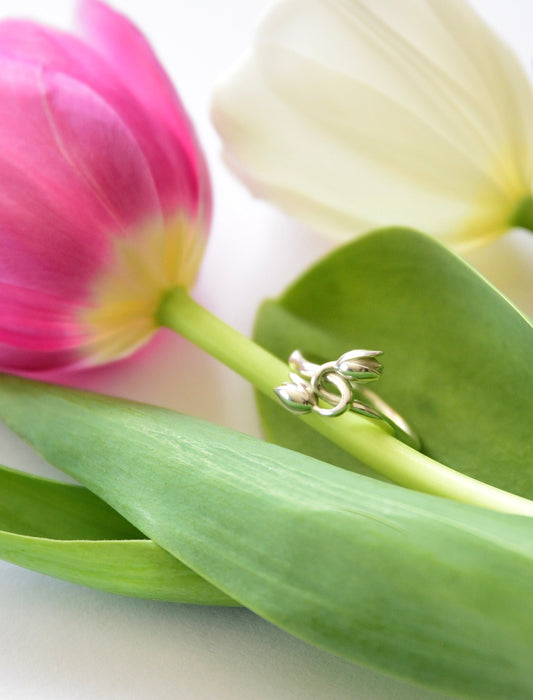 Twisted Tulip Ring - One of a Kind