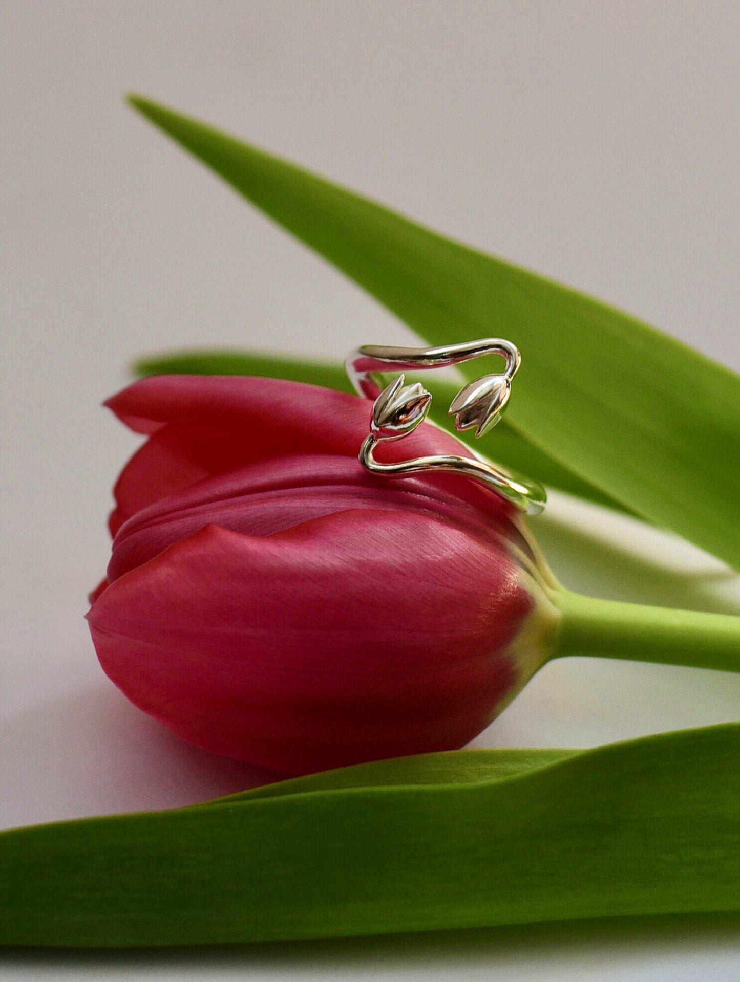 Open Tulip ring - One of a Kind